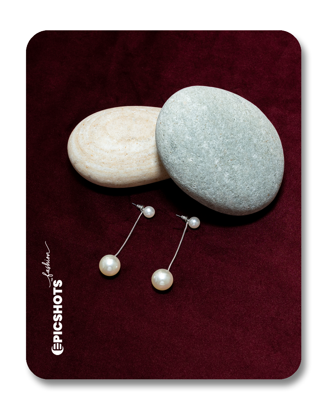 Silver Pearl Drop Earrings